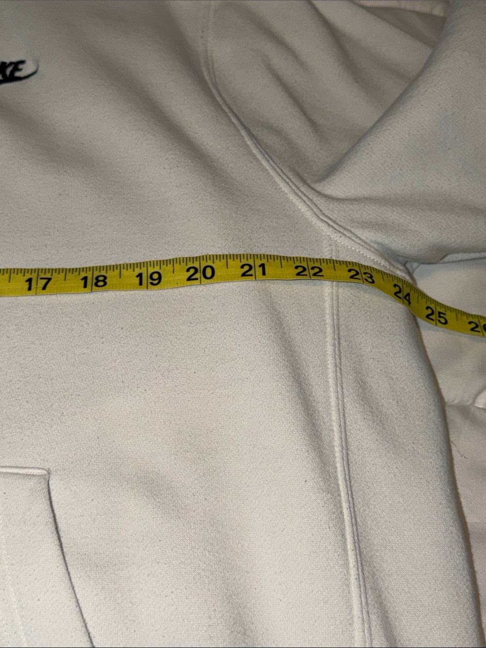 Nike Men's white Club Pullover Fleece Hoodie size XL - Picture 6 of 8